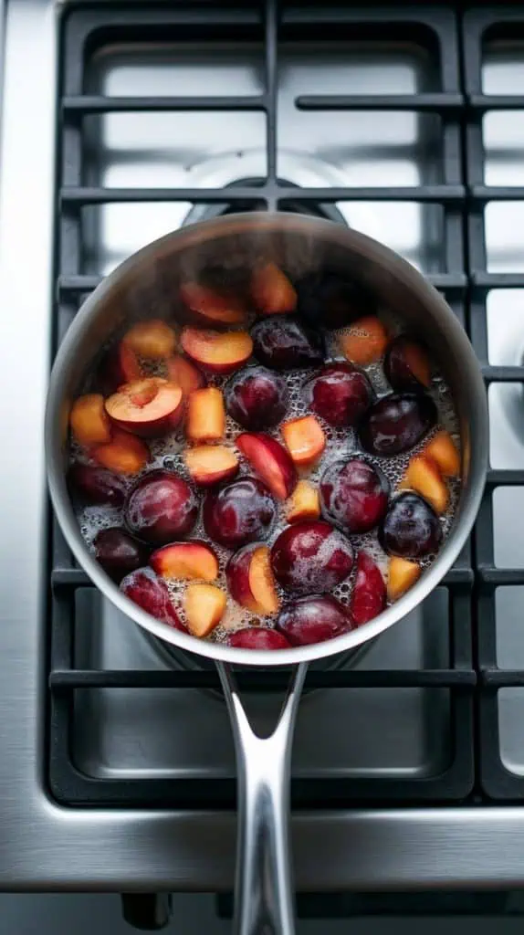 Plum Amaretto Sorbet