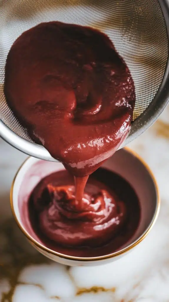 Plum Amaretto Sorbet