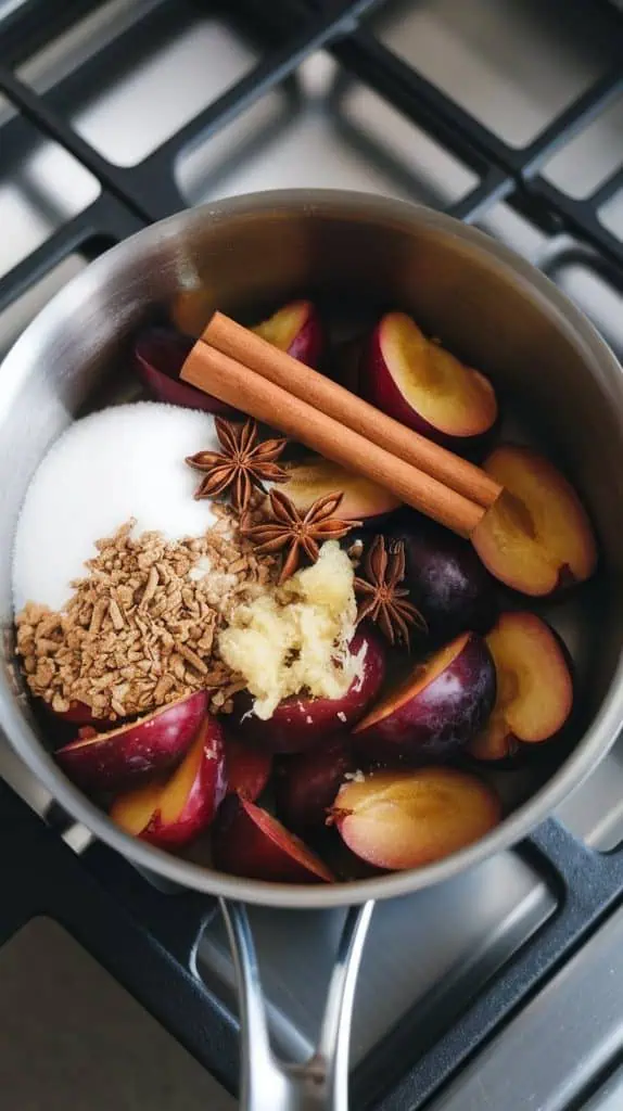 Spiced Plum Shrub