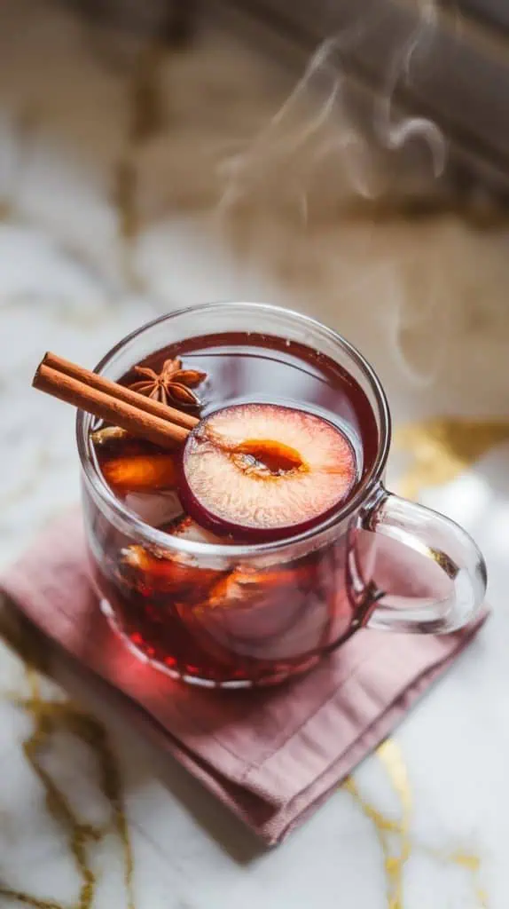 Spiced Plum Hot Toddy