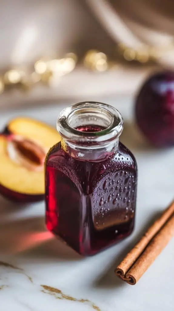 Spiced Plum Shrub