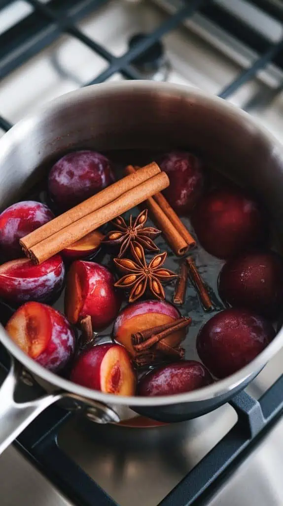 Spiced Plum Shrub