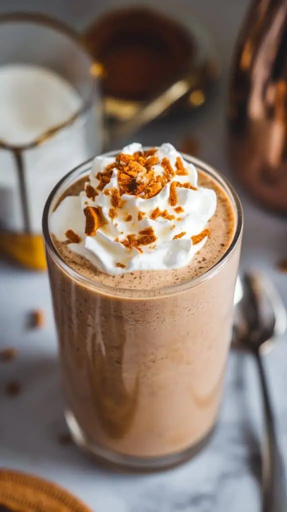Iced Coffee Biscoff Shake