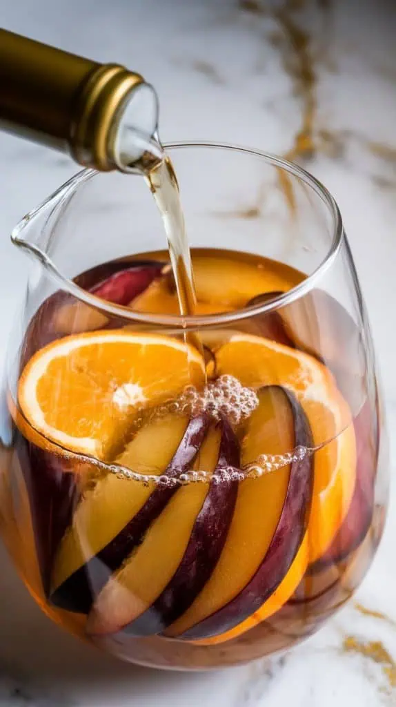 Sparkling Plum Sangria