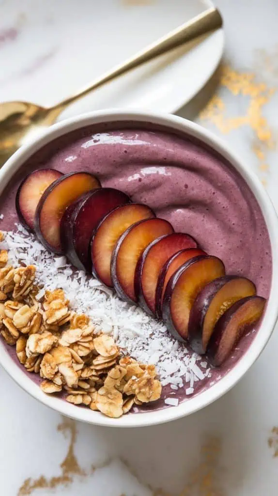 Black Plum Smoothie Bowl