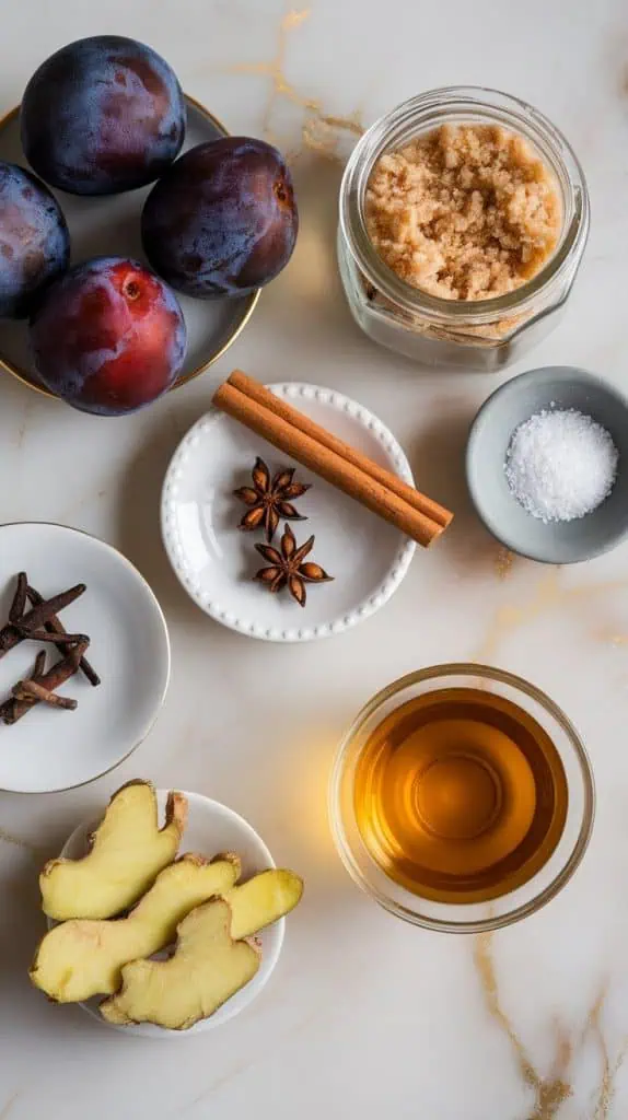 Spiced Plum Shrub