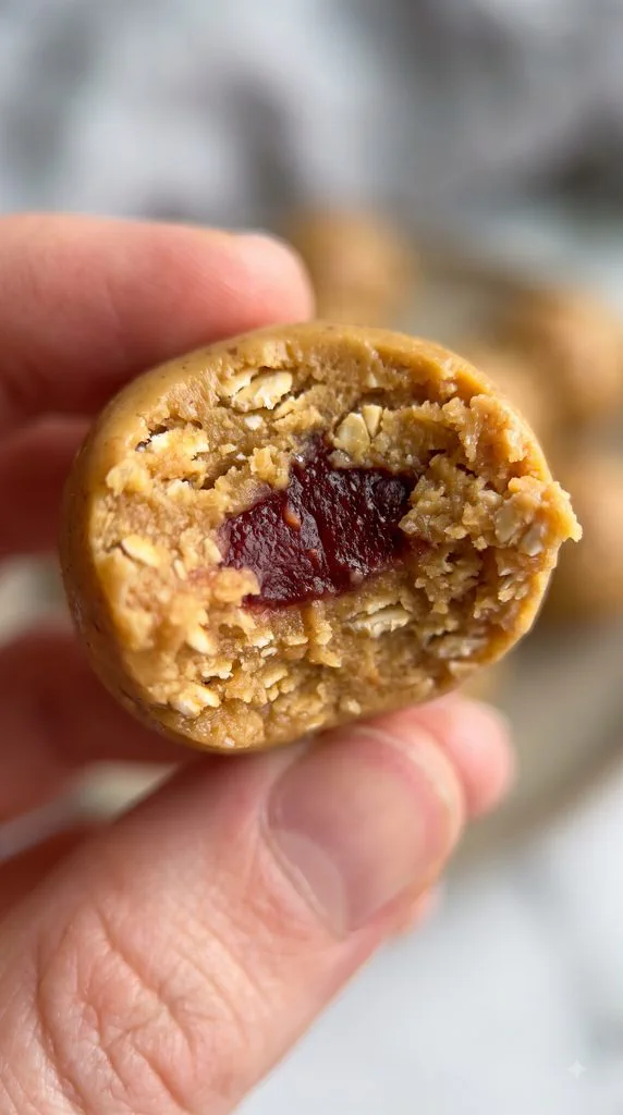 Peanut Butter & Jelly Protein Balls