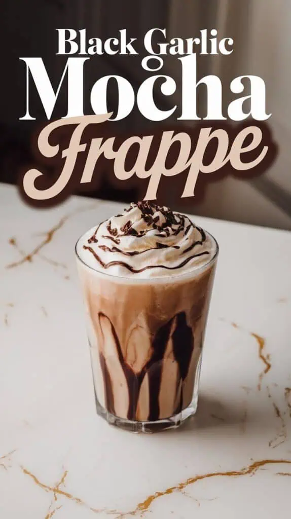 Black Garlic Mocha Frappe