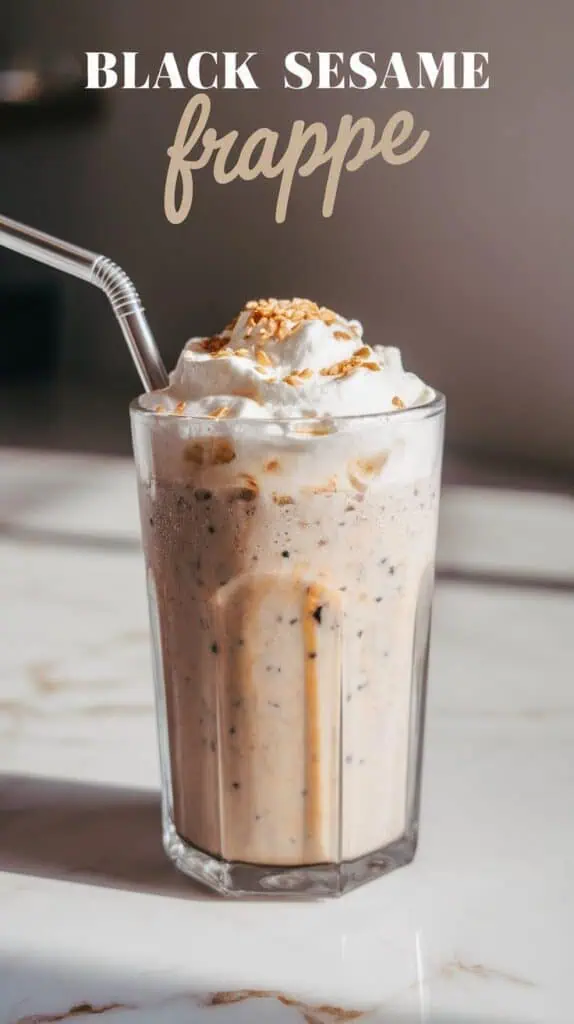 Black Sesame Frappe