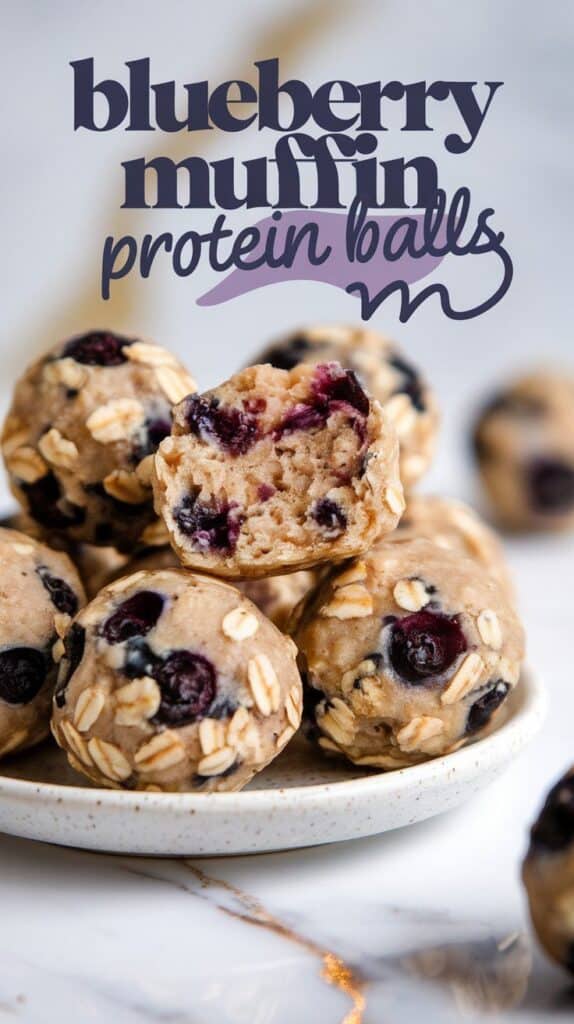 Blueberry Muffin Protein Balls