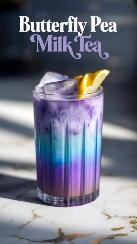 Butterfly Pea Milk Tea