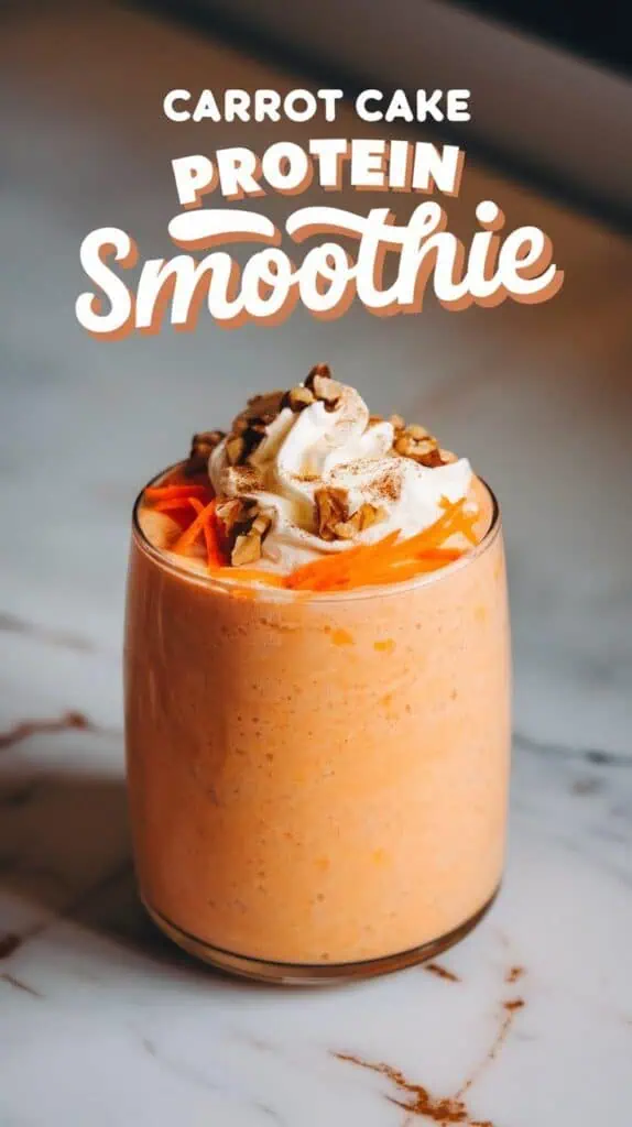 Carrot Cake Protein Smoothie