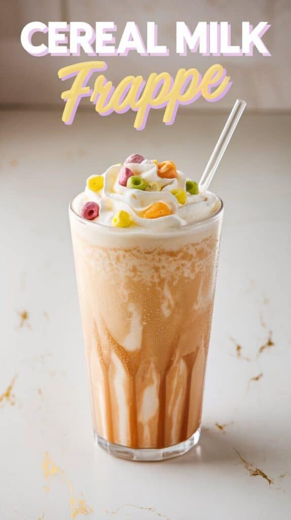 Cereal Milk Frappe