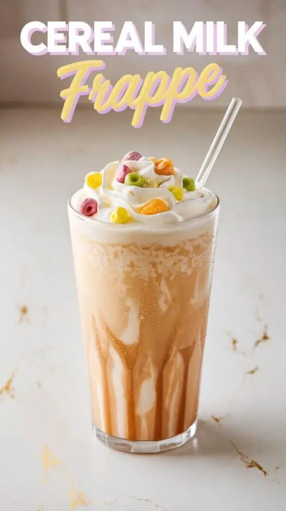 Cereal Milk Frappe