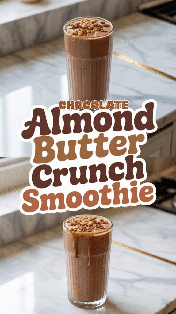 Chocolate Almond Butter Crunch Smoothie