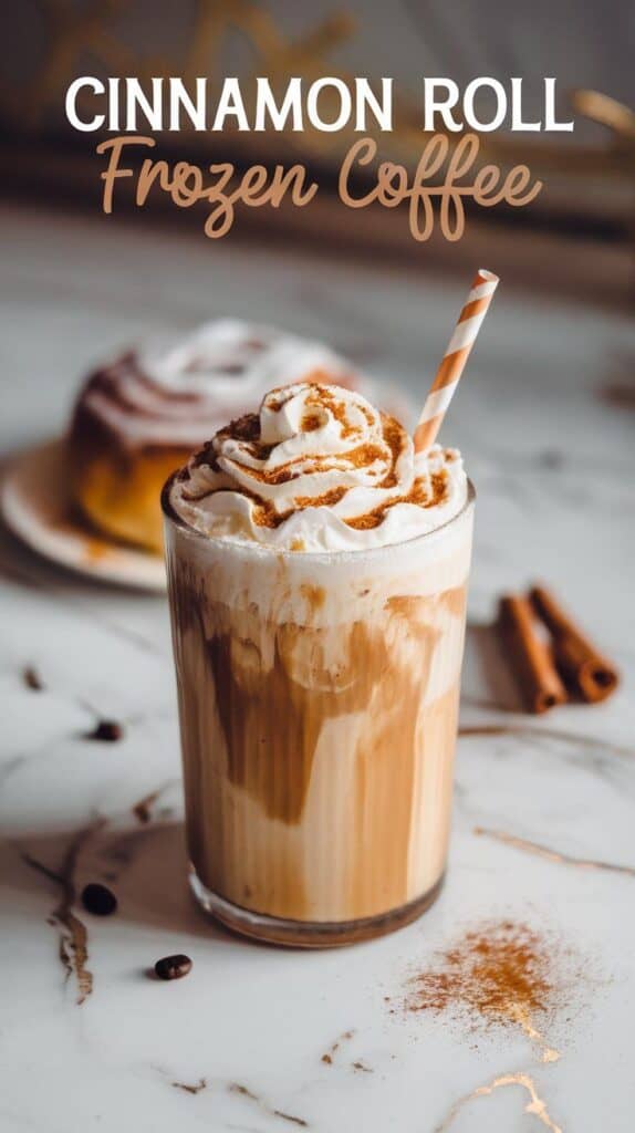 Cinnamon Roll Frozen Coffee
