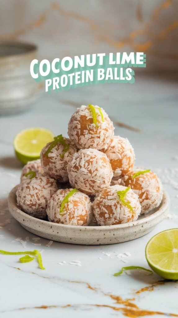Coconut Lime Protein Balls