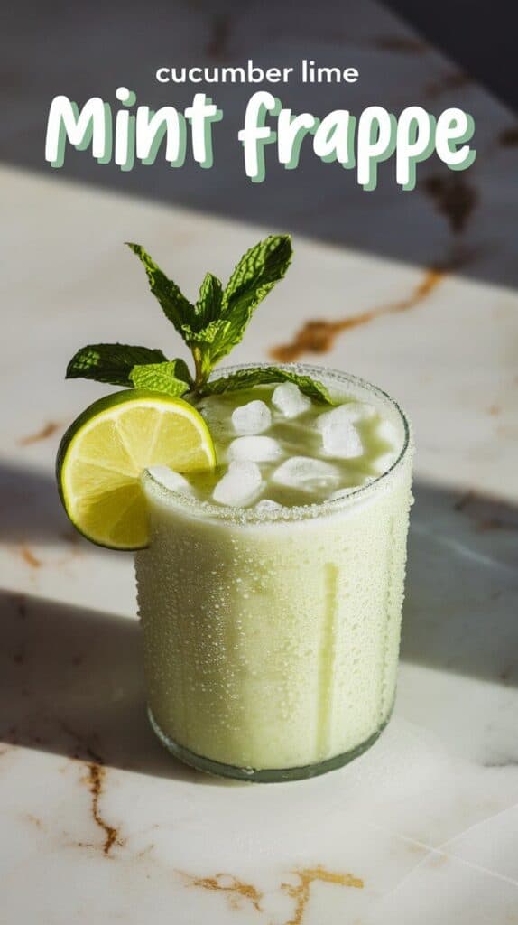 Cucumber Lime Mint Frappe