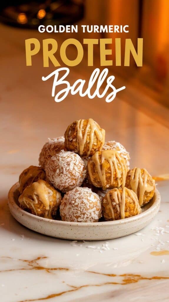 Golden Turmeric Protein Balls