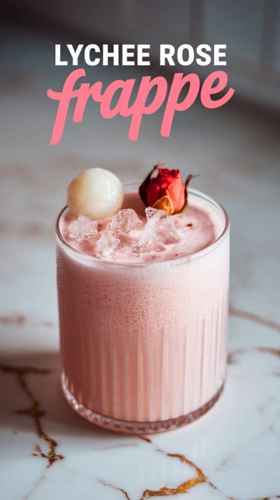 Lychee Rose Frappe