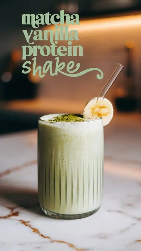 Matcha Vanilla Protein Shake