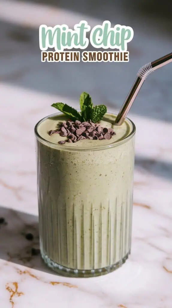Mint Chip Protein Smoothie