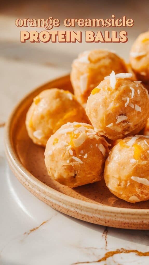 Orange Creamsicle Protein Balls