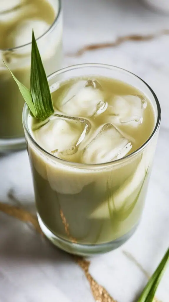 Pandan Coconut Milk Tea