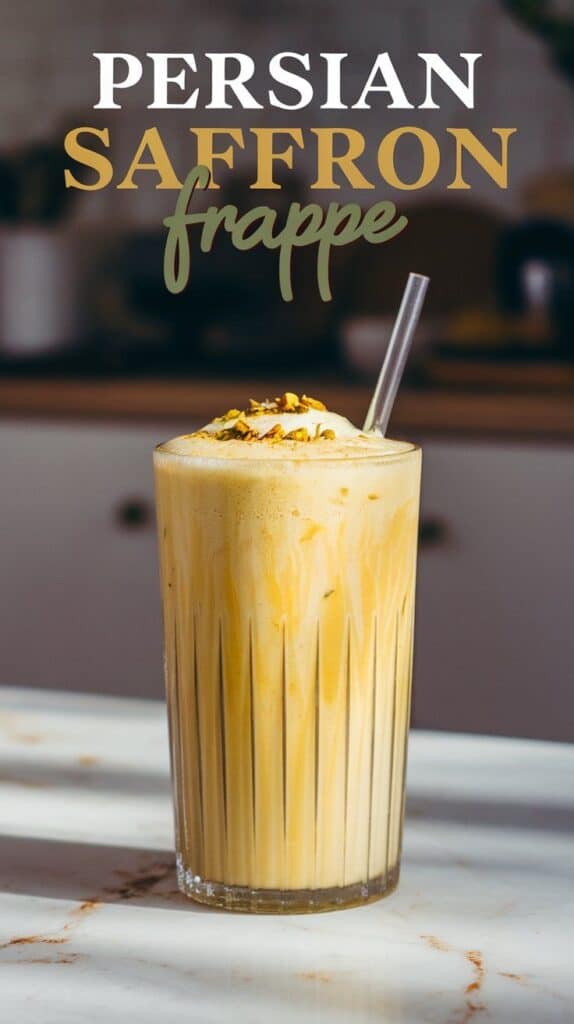 Persian Saffron Frappe