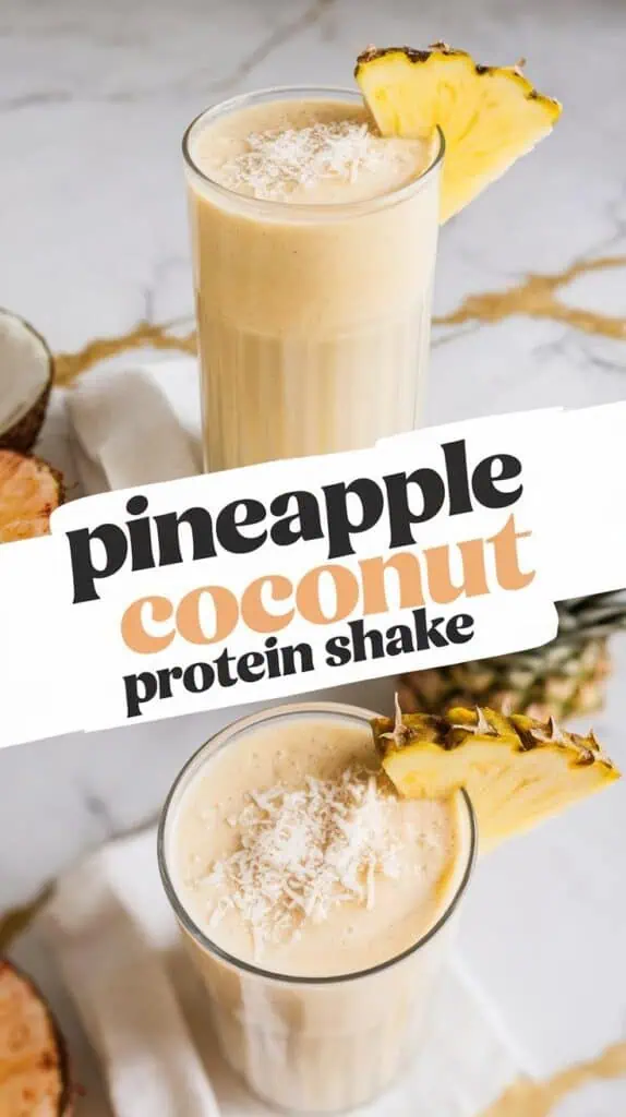 Pineapple Coconut Protein Shake