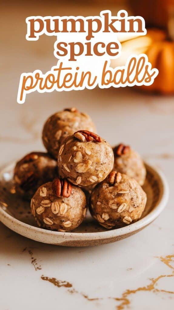 Pumpkin Spice Protein Balls