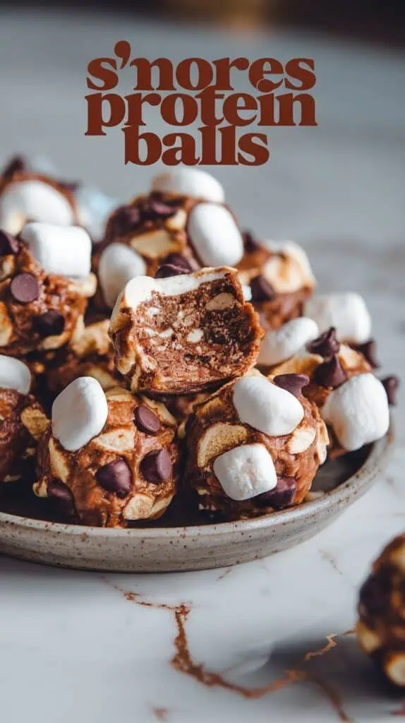 S’mores Protein Balls