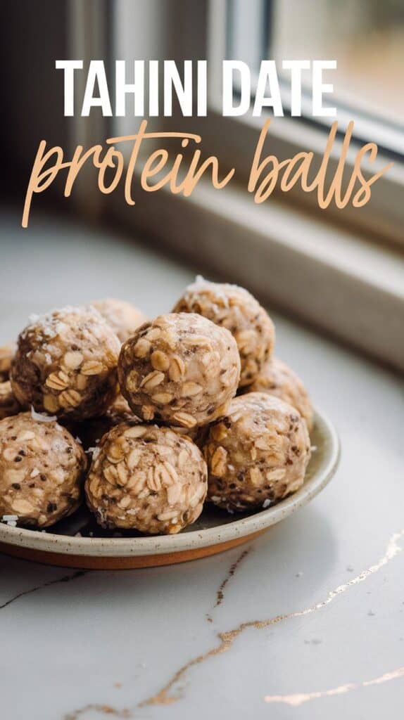 Tahini Date Protein Balls
