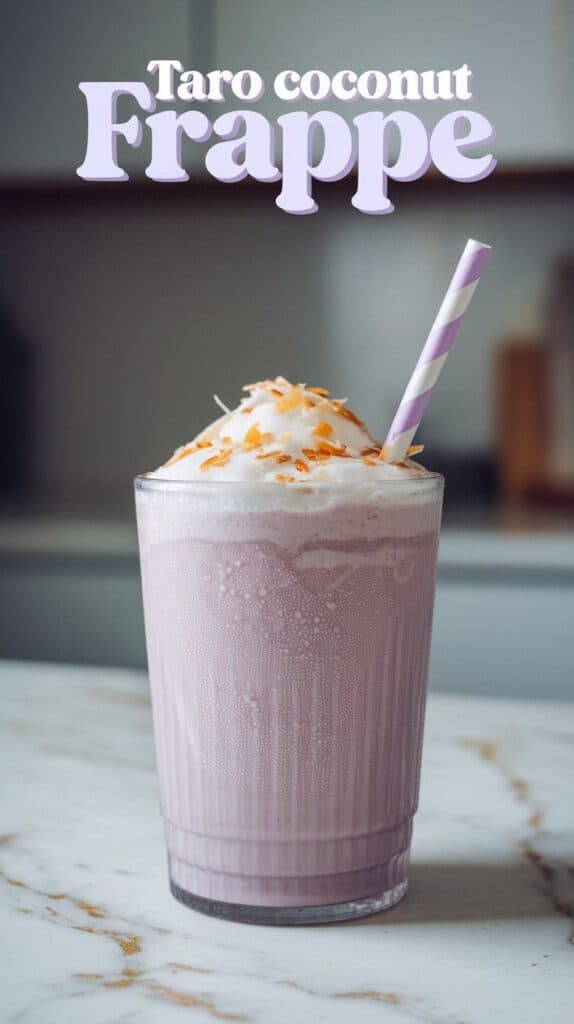 Taro Coconut Frappe