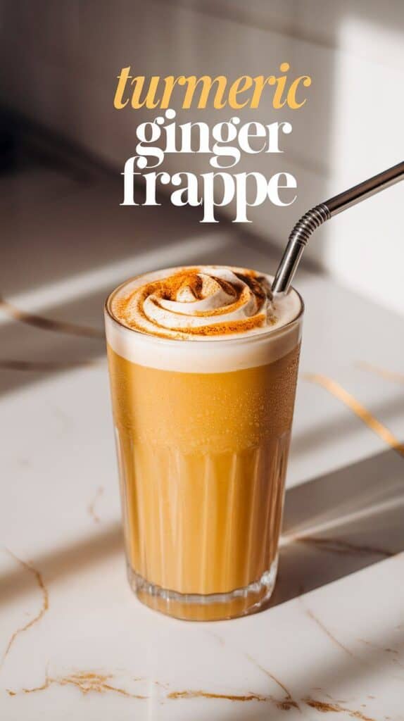 Turmeric Ginger Frappe