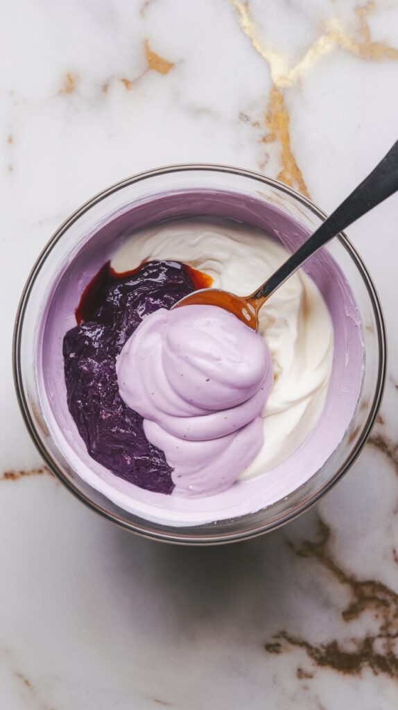Ube Cheesecake Overnight Oats