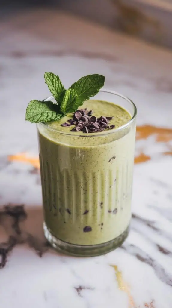 Mint Chip Protein Smoothie