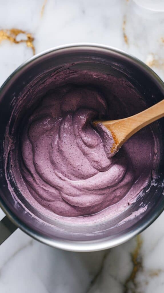 Ube Waffles with Macapuno Syrup