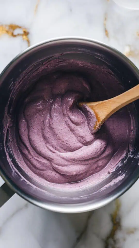 Ube Waffles with Macapuno Syrup