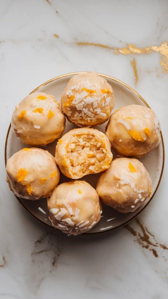 Orange Creamsicle Protein Balls