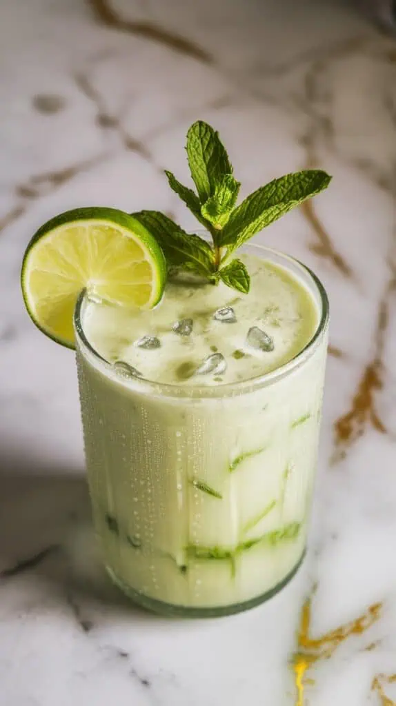 Cucumber Lime Mint Frappe