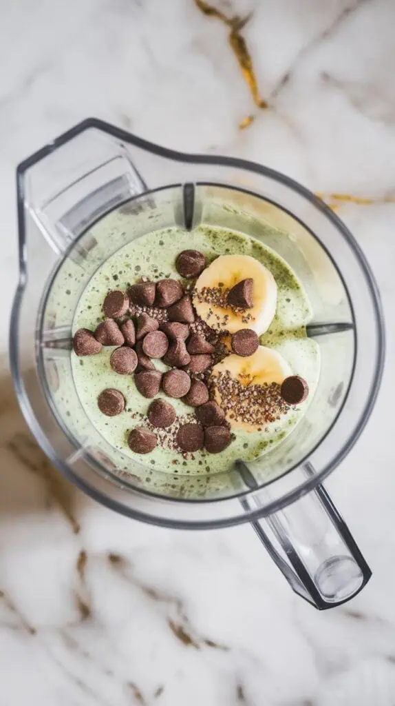 Mint Chip Protein Smoothie