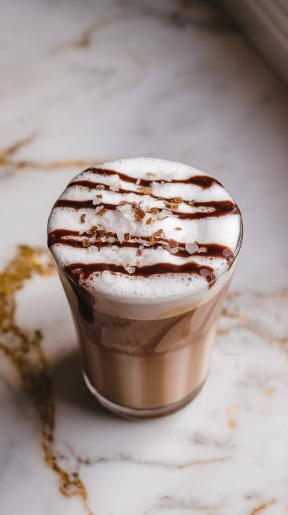 Mocha Macchiato with Sea Salt Foam
