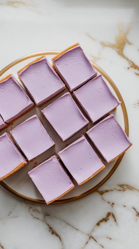 Ube Cheesecake Bars