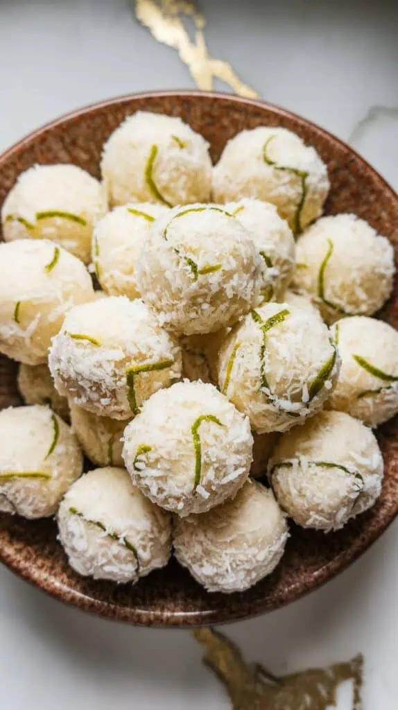 Coconut Lime Protein Balls