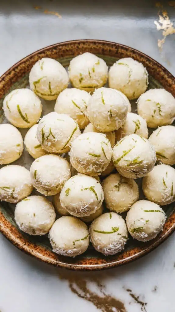 Coconut Lime Protein Balls
