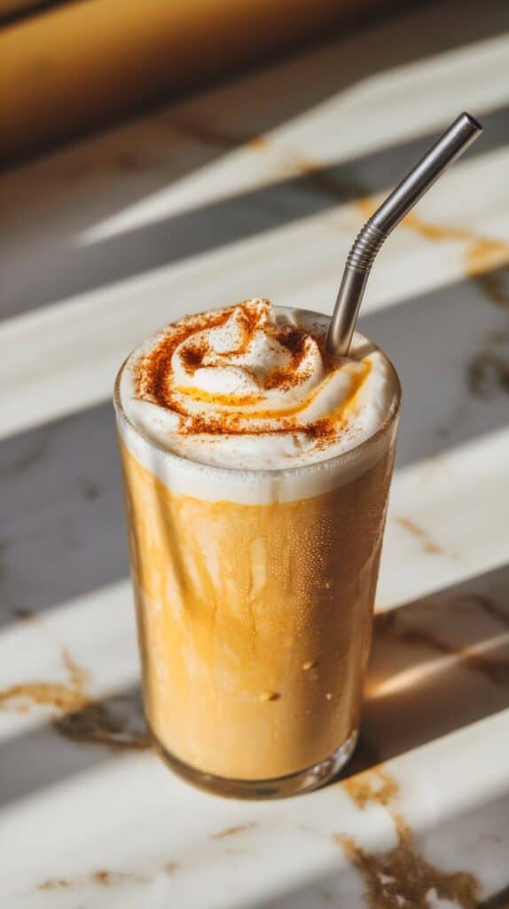 Turmeric Ginger Frappe