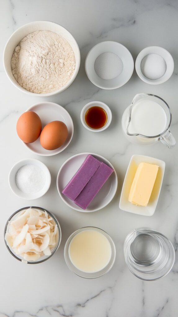 Ube Waffles with Macapuno Syrup