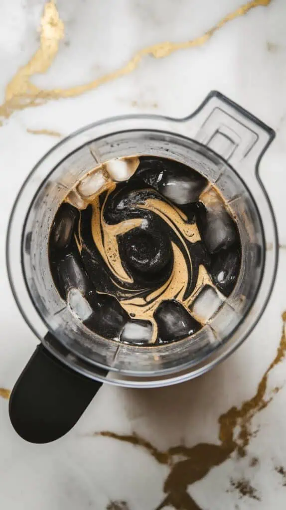 Charcoal Vanilla Frappe