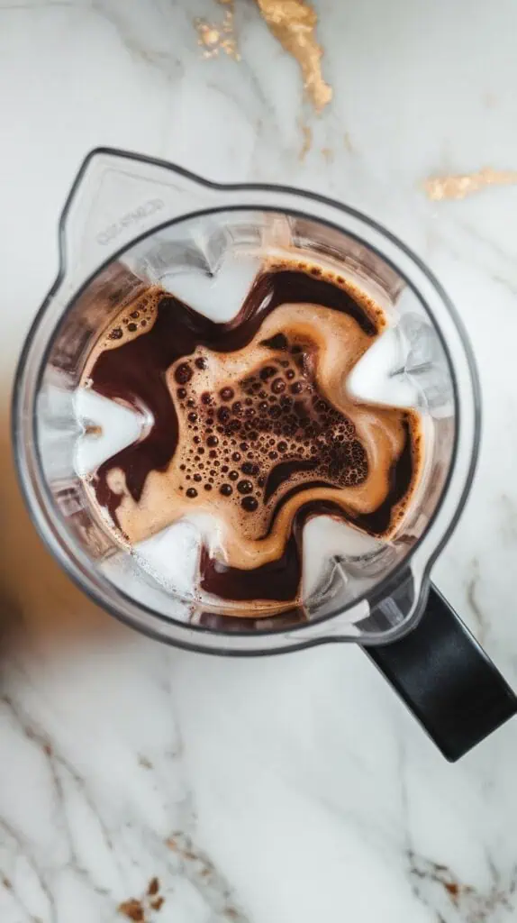 Black Garlic Mocha Frappe